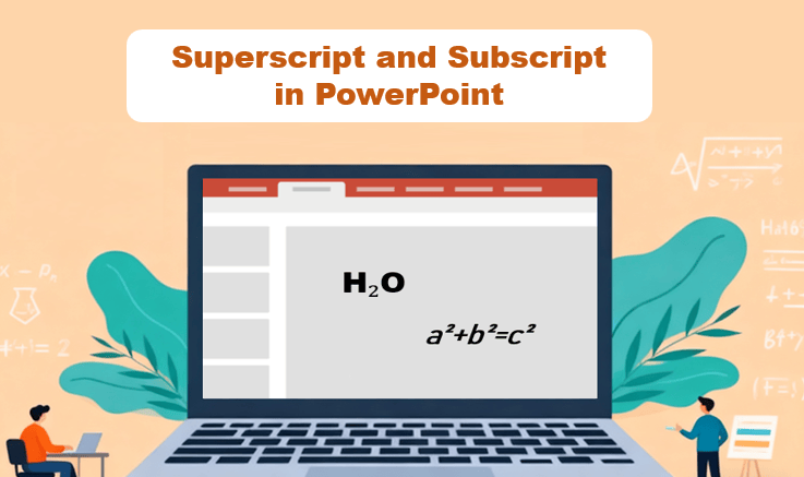superscript and subscript in powerpoint