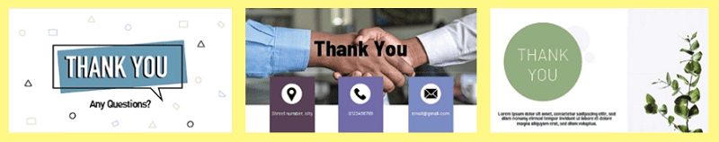 thank you slides examples