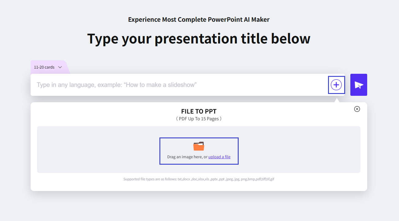 upload pdf file to workppt