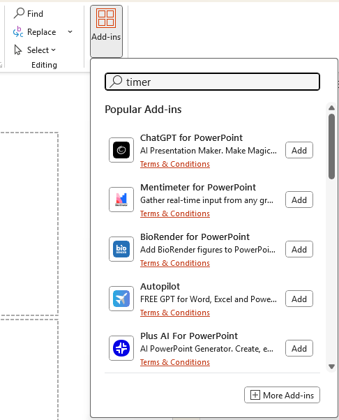 select perfect timer