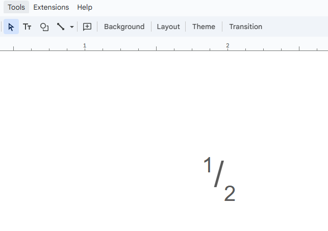 get the final fraction