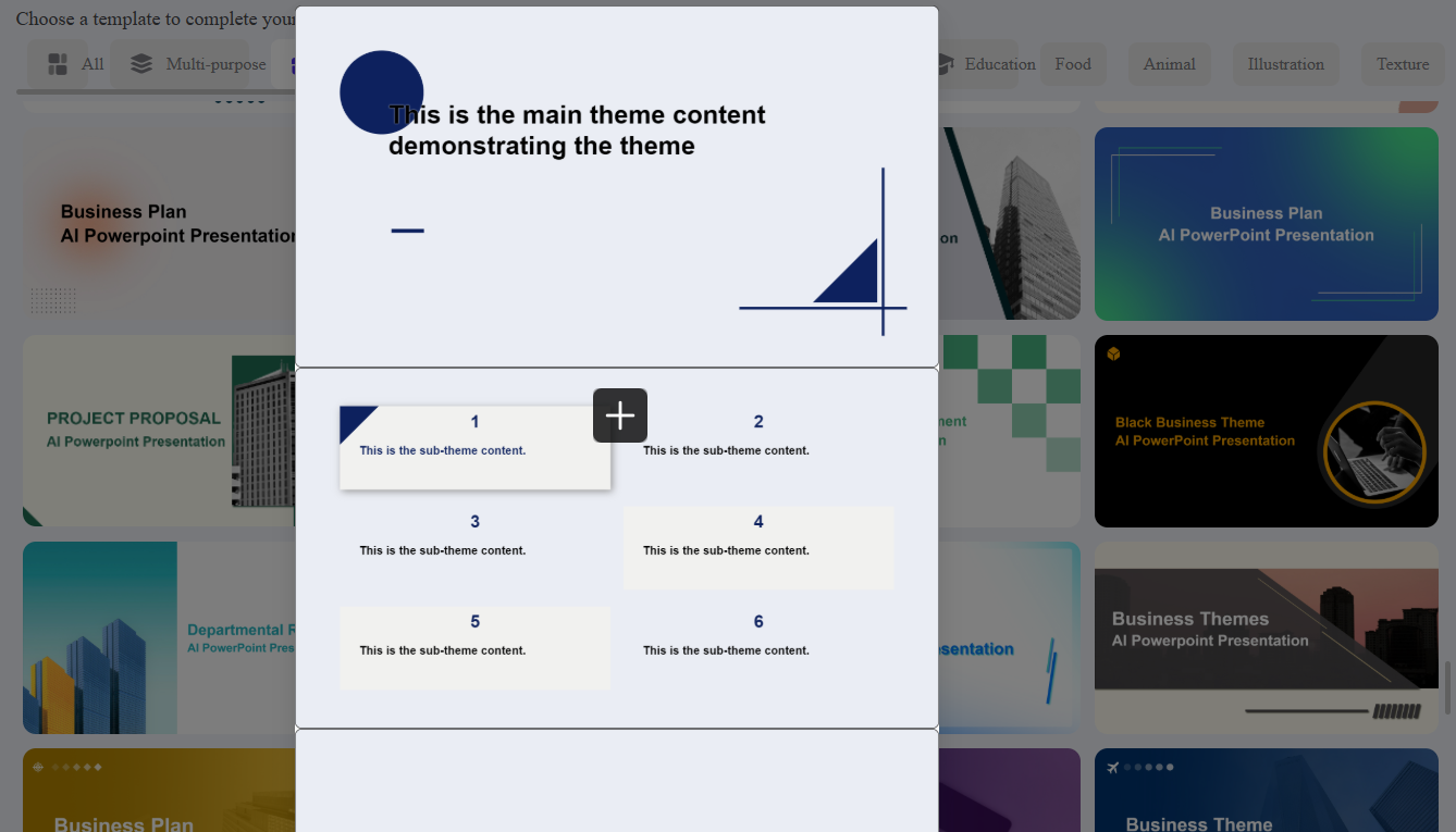 workppt powerpoint agenda slide template