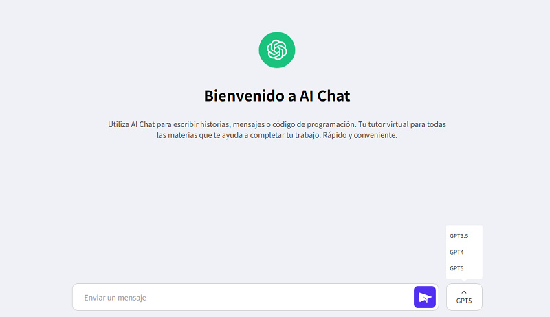 workppt chat para escribir textos y códigos