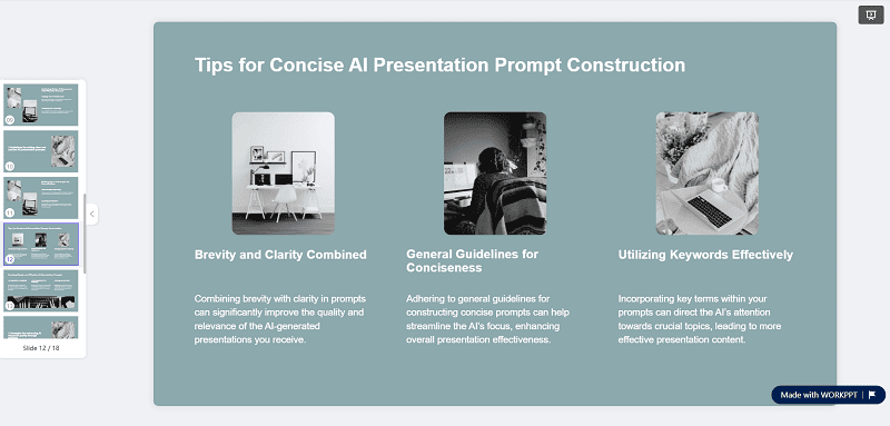 workppt powerpoint image demo