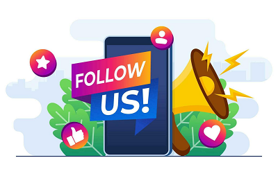 follow us